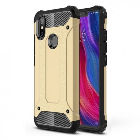 Funda Xiaomi MI 8 Shock Resistante Dorado