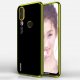 Funda Gel Huawei P20 Lite con bordes Dorados
