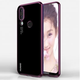 Funda Gel Huawei P20 Lite con bordes Rosa