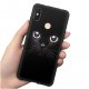 Funda Xiaomi MI 8 Gel Dibujo Gato Negro