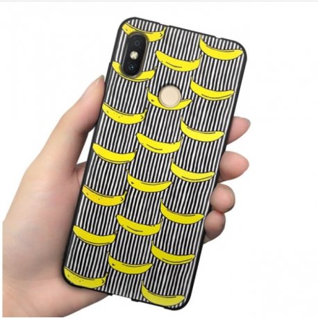 Funda Xiaomi MI 8 Gel Dibujo Banana