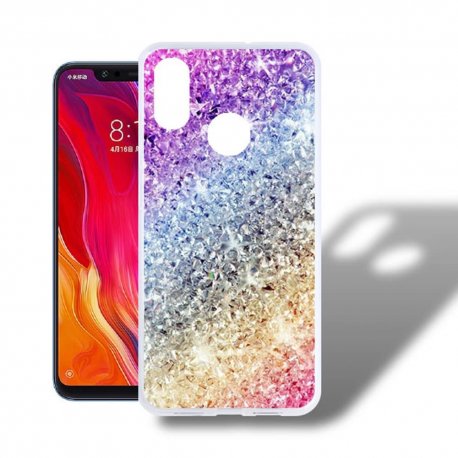 Funda Xiaomi MI 8 Gel Dibujo Glitter