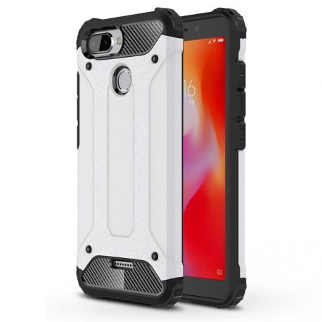 Funda Xiaomi Redmi 6 Shock Resistante Blanca