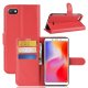 Funda Libro Xiaomi Redmi 6 Soporte Roja