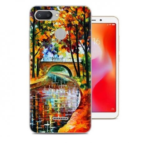 Funda Xiaomi Redmi 6 Gel Dibujo Cuadro