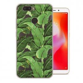 Funda Xiaomi Redmi 6 Gel Dibujo Hojas