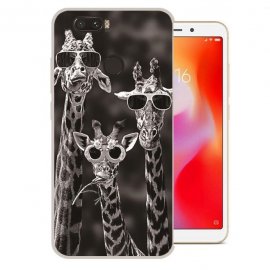 Funda Xiaomi Redmi 6 Gel Dibujo Jirafas