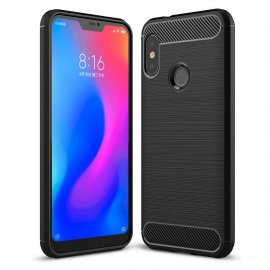 Funda Xiaomi Mi A2 Lite Tpu 3D Cepillada Negra