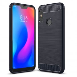 Funda Xiaomi Mi A2 Lite Tpu 3D Cepillada Azul