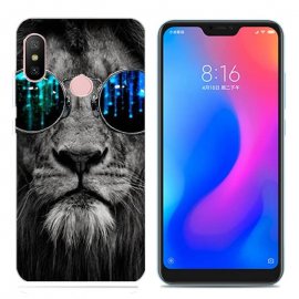 Funda Xiaomi Mi A2 Lite Gel Dibujo Leon Cool