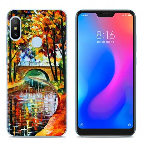 Funda Xiaomi Mi A2 Lite Gel Dibujo Pintura