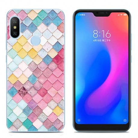 Funda Xiaomi Mi A2 Lite Gel Dibujo Colores