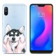 Funda Xiaomi Mi A2 Lite Gel Dibujo Husky