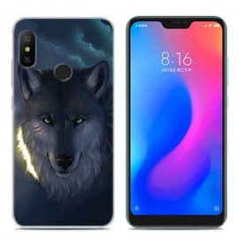 Funda Xiaomi Mi A2 Lite Gel Dibujo Lobo II
