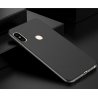 Funda Gel Xiaomi Mi A2 Lite Flexible y lavable Mate Negra