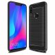 Funda Huawei P Smart Plus Gel Hybrida Cepillada Negra