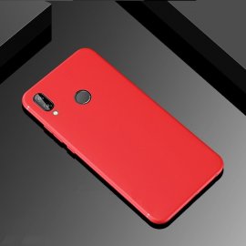 Funda Gel Huawei P Smart Plus Flexible y lavable Mate Roja