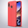 Funda Huawei P Smart Plus Tpu Cuero 3D Roja