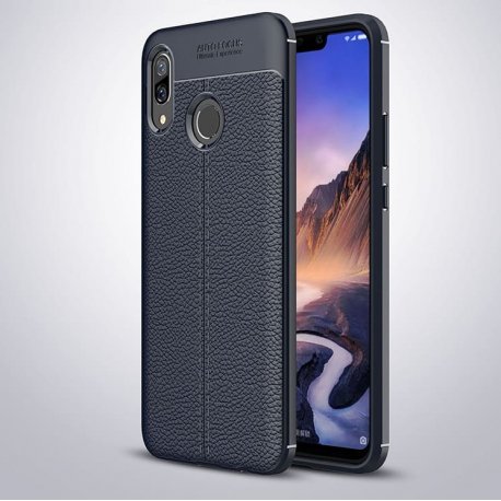 Funda Huawei P Smart Plus Tpu Cuero 3D Azul