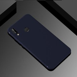 Funda Gel Huawei P Smart Plus Flexible y lavable Mate Azul