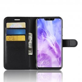 Funda cuero Flip Huawei P Smart Plus Negra
