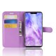 Funda cuero Flip Huawei P Smart Plus Violeta