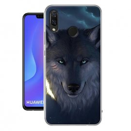 Funda Huawei P Smart Plus Gel Dibujo Lobo