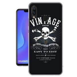 Funda Huawei P Smart Plus Gel Dibujo Vintage