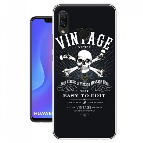 Funda Huawei P Smart Plus Gel Dibujo Vintage