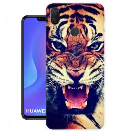 Funda Huawei P Smart Plus Gel Dibujo Tigre