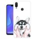 Funda Huawei P Smart Plus Gel Dibujo Husky