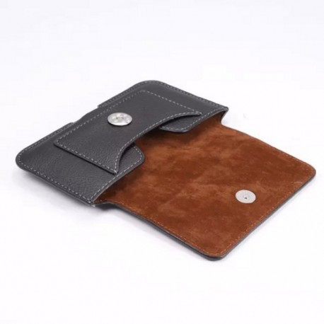 Funda cuero horizontal con pasador cinturón Galaxy S5