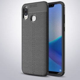 Funda Honor Play Gel Cuero 3D Negra