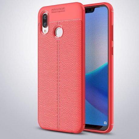 Funda Honor Play Gel Cuero 3D Roja