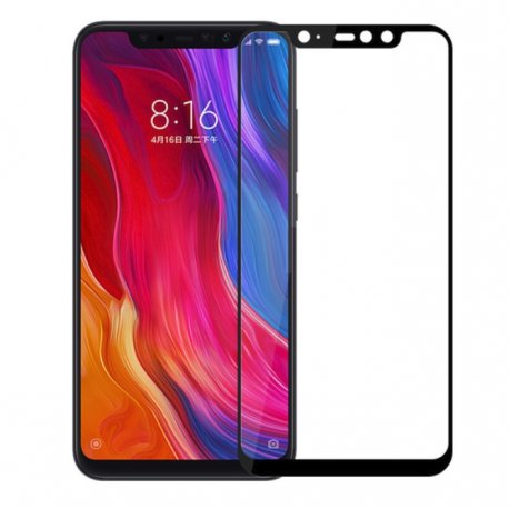 Protector Pantalla Cristal Templado Premium Poco Pocophone F1 Negro Premium