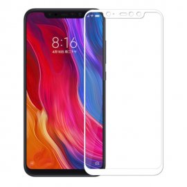 Protector Pantalla Cristal Templado Premium Xiaomi Pocophone F1 Blanco Premium