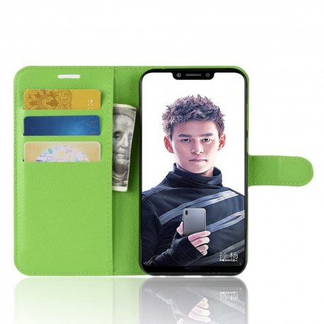 Funda Libro Honor Play Soporte Verde