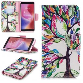 Funda Libro Xiaomi Redmi 6 Soporte Arbol