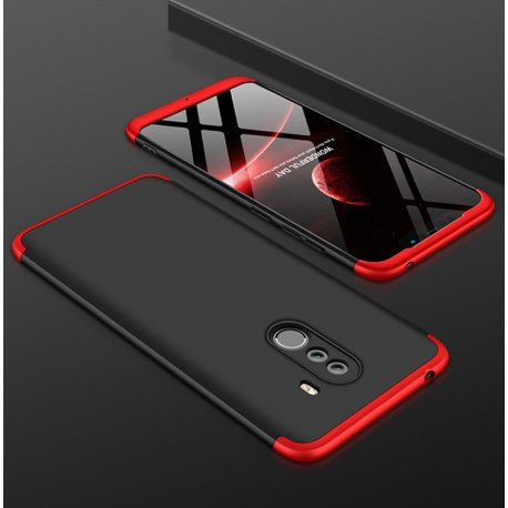 Funda 360 Xiaomi Pocophone F1 Roja y Negra