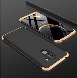 Funda 360 Xiaomi Pocophone F1 Dorada y Negra