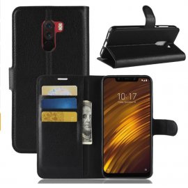 Funda Libro Xiaomi Pocophone F1 Soporte Negra
