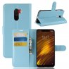 Funda Libro Xiaomi Pocophone F1 Soporte Azul