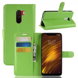 Funda Libro Xiaomi Pocophone F1 Soporte Verde