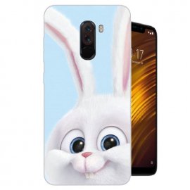 Funda Pocophone F1 Gel Dibujo Conejito
