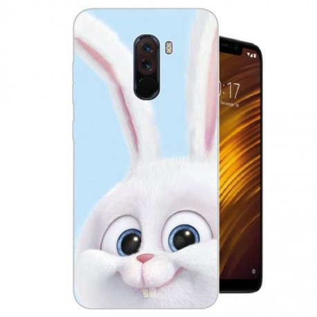 Funda Pocophone F1 Gel Dibujo Conejito