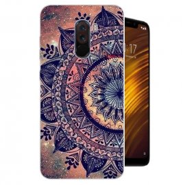 Funda Pocophone F1 Gel Dibujo Flor