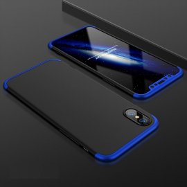 Funda 360 iPhone XS Negra y Azul
