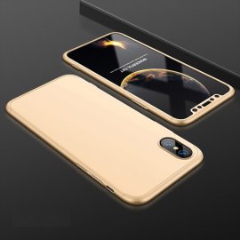 Funda 360 iPhone XS Dorada
