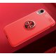 Funda iPhone XS Anillo Soporte rojo