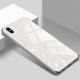 Funda 360 iPhone XS Marmol Templada Blanca